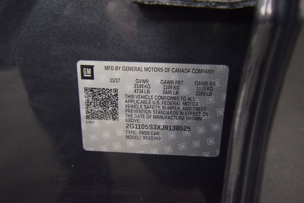 used 2018 Chevrolet Impala car, priced at $10,000