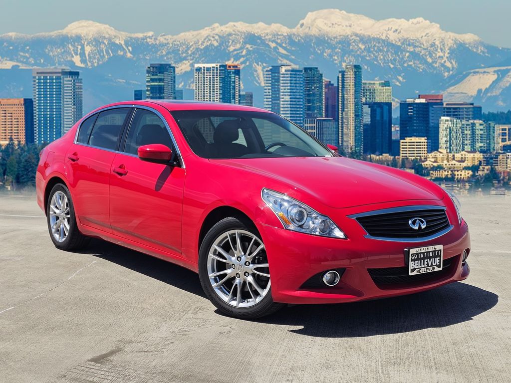 Vibrant Red 2012 INFINITI G37 x Sedan AWD Sedan All-Wheel Drive 7-Speed Automatic