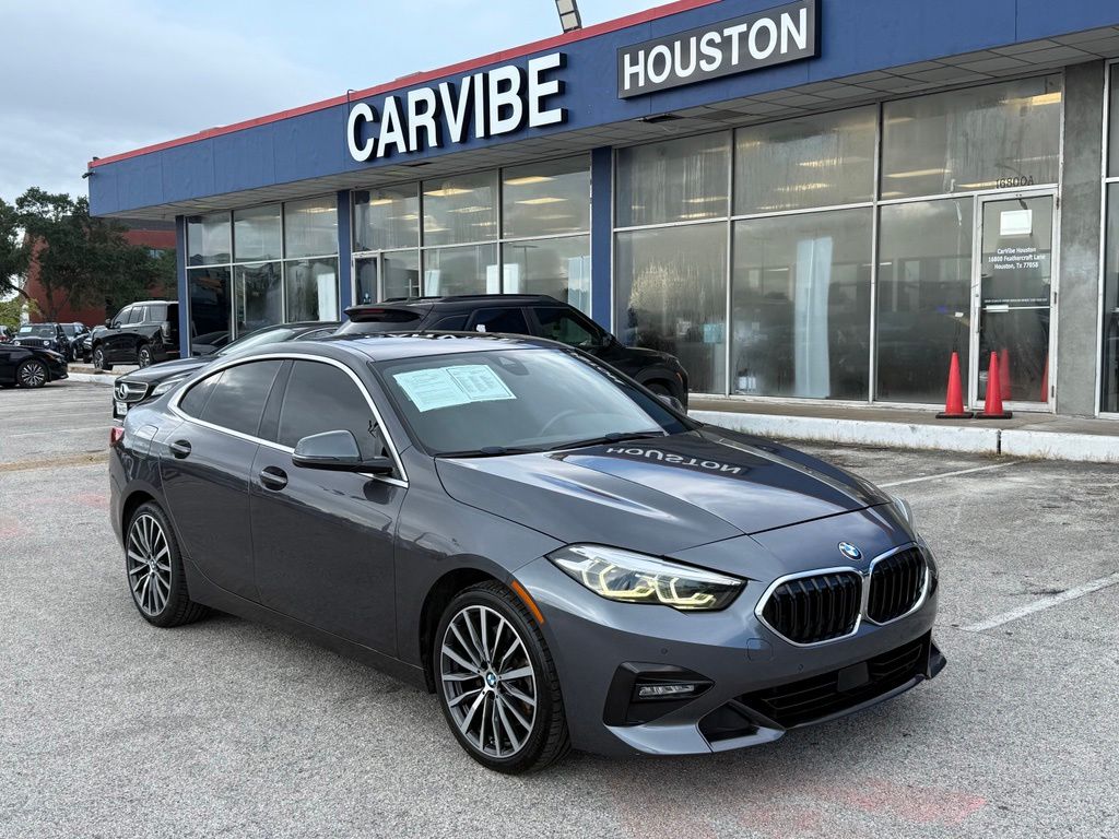Gray (Mineral Grey Metallic) 2020 BMW 2 Series Sedan All-Wheel Drive 8-Speed Automatic