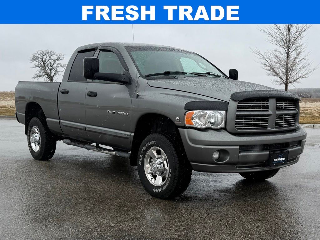 Mineral Gray Metallic Clearcoat 2005 Dodge RAM 2500 Laramie Quad Cab 4WD Pickup Truck Four-Wheel Drive 4-Speed Automatic