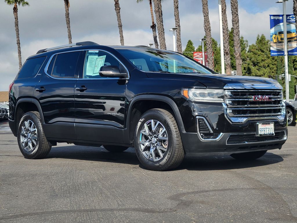 Black (Ebony Twilight Metallic) 2023 GMC Acadia SLT FWD SUV / Crossover Front-Wheel Drive 9-Speed Automatic