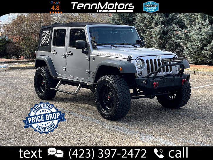 Billet Silver Metallic Clearcoat 2017 Jeep Wrangler Unlimited Rubicon 4WD SUV / Crossover Four-Wheel Drive 5-Speed Automatic