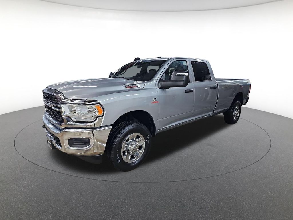Billet Silver Metallic Clearcoat 2024 RAM 2500 Tradesman Crew Cab LB 4WD Pickup Truck Four-Wheel Drive 6-Speed Automatic