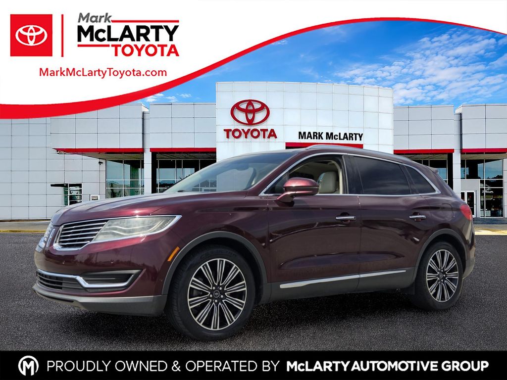 Red (Burgundy) 2017 Lincoln MKX SUV / Crossover Front-Wheel Drive 6-Speed Automatic