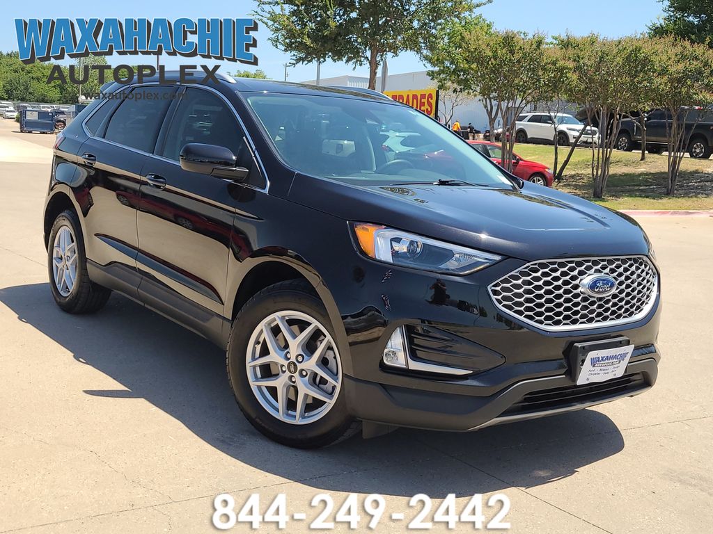 Black Metallic 2024 Ford Edge SUV / Crossover All-Wheel Drive 8-Speed Automatic
