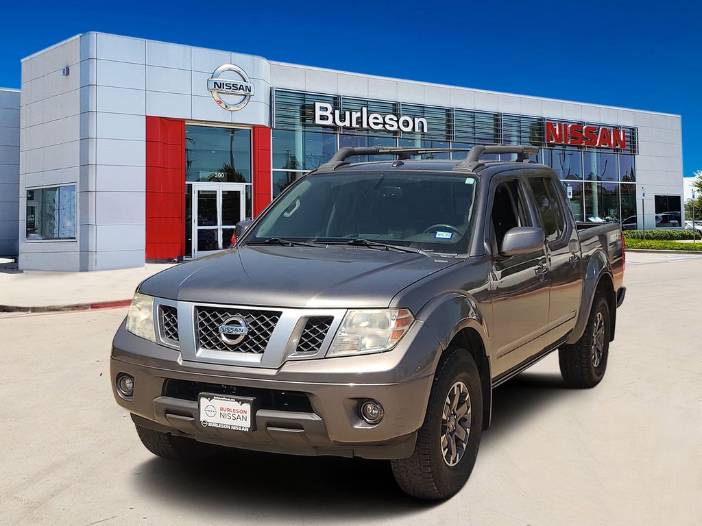 Gray (Gun Metallic) 2016 Nissan Frontier Pickup Truck Four-Wheel Drive 5-Speed Automatic Overdrive