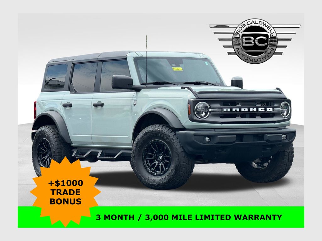 Cactus Gray 2023 Ford Bronco Big Bend Advanced 4-Door 4WD SUV / Crossover Four-Wheel Drive Automatic