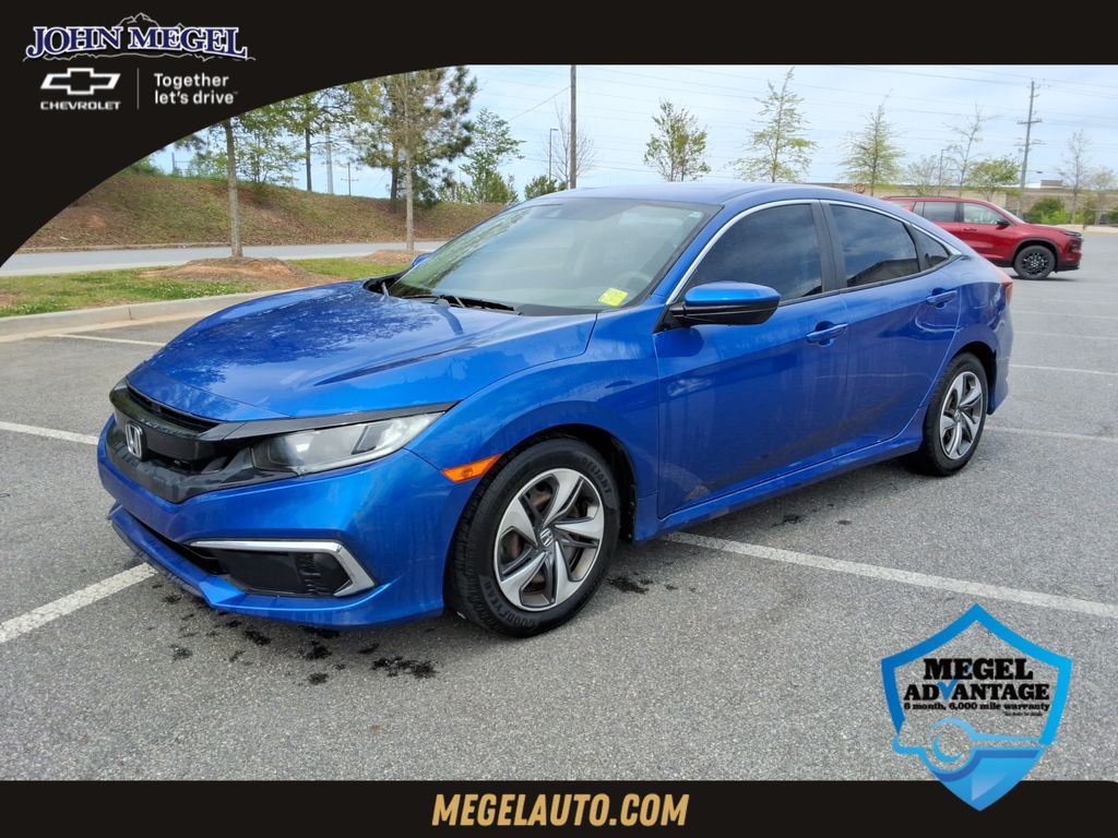 2019 Honda Civic LX FWD Sedan Front-Wheel Drive Continuously Variable Transmission