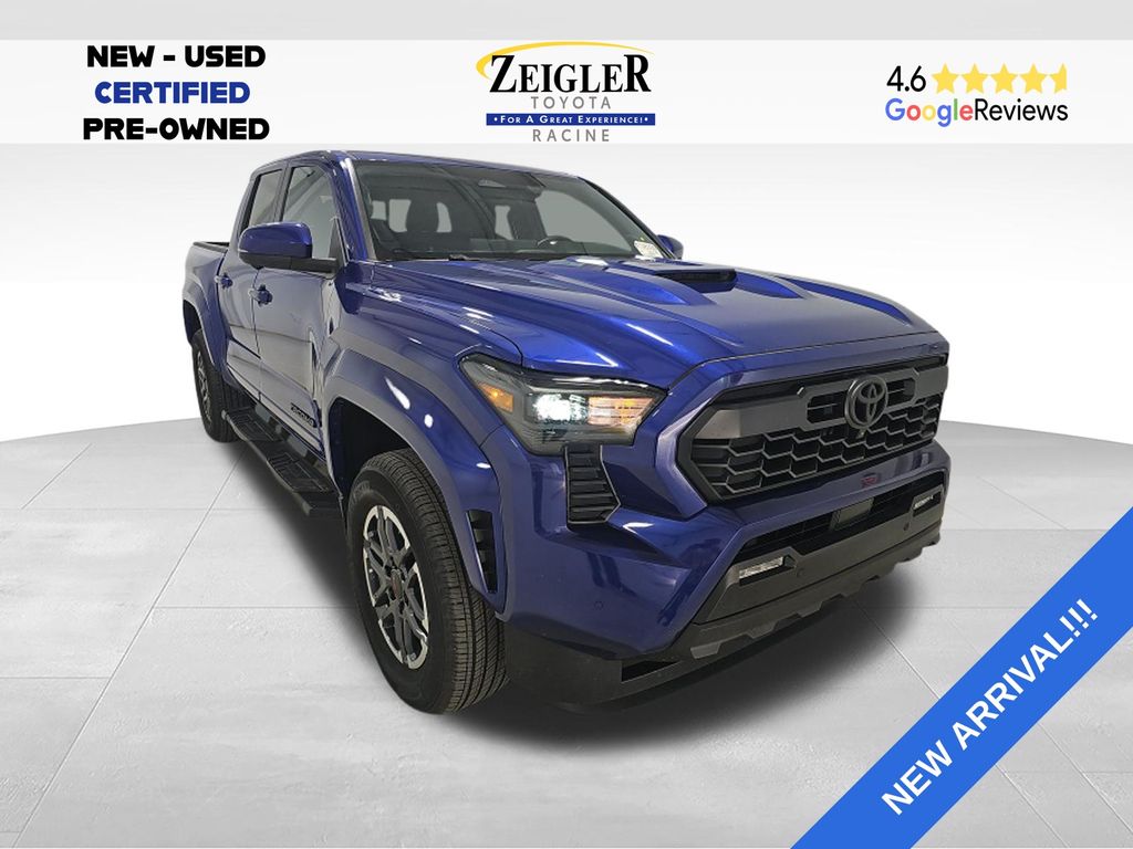 Blue 2024 Toyota Tacoma Pickup Truck Four-Wheel Drive 8-Speed Automatic