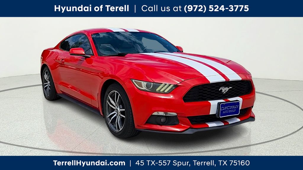 Race Red 2015 Ford Mustang EcoBoost Premium Coupe RWD Coupe Rear-Wheel Drive 6-Speed Automatic
