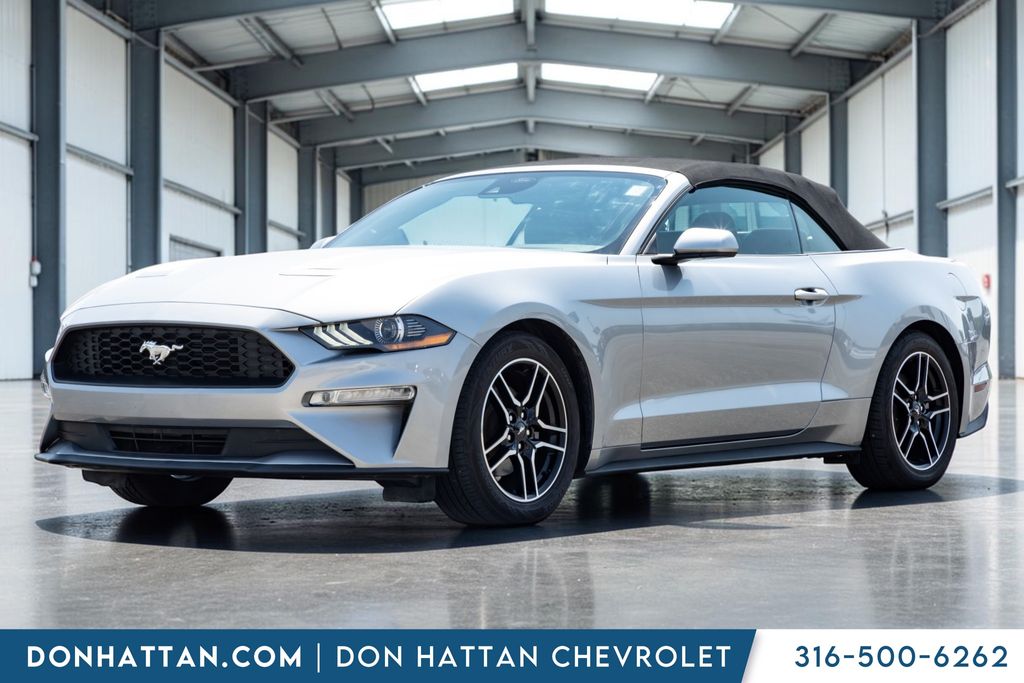 Silver Metallic 2021 Ford Mustang Convertible Rear-Wheel Drive Automatic