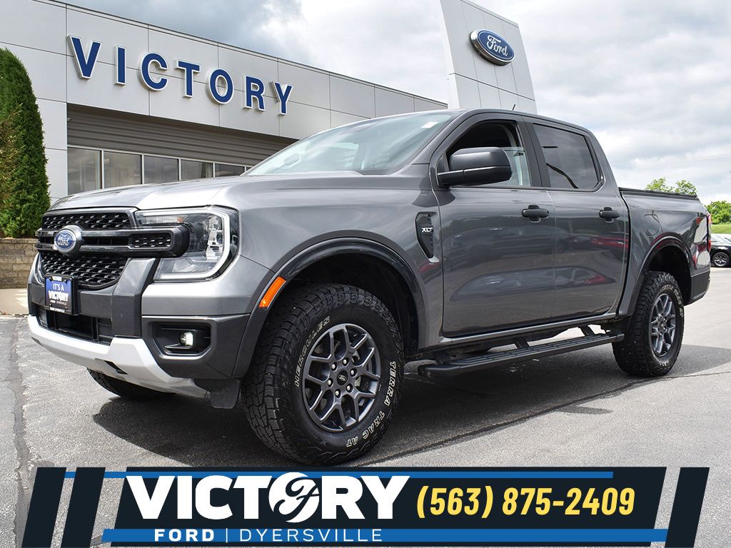 Carbonized Gray Metallic 2024 Ford Ranger Pickup Truck Four-Wheel Drive Automatic
