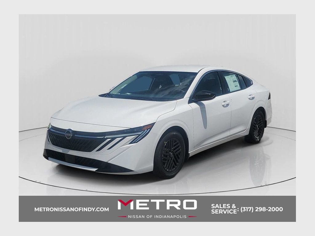 White (Fresh Powder) 2026 Nissan Sentra Sedan Front-Wheel Drive Continuously Variable Transmission