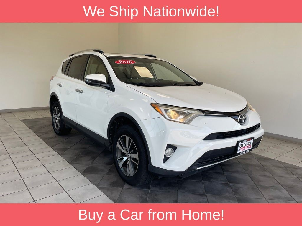 Super White 2016 Toyota RAV4 SUV / Crossover Front-Wheel Drive 6-Speed Automatic