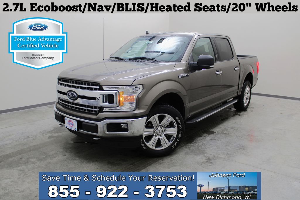 Stone Gray Metallic 2020 Ford F-150 Pickup Truck Four-Wheel Drive Automatic