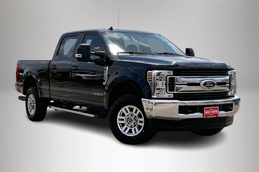 Black Metallic 2019 Ford F-250 Super Duty XL Crew Cab 4WD Pickup Truck Four-Wheel Drive 6-Speed Automatic