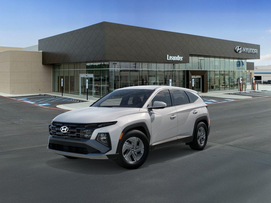 Creamy White Pearl 2026 Hyundai Tucson Hybrid SUV / Crossover  6-Speed Automatic