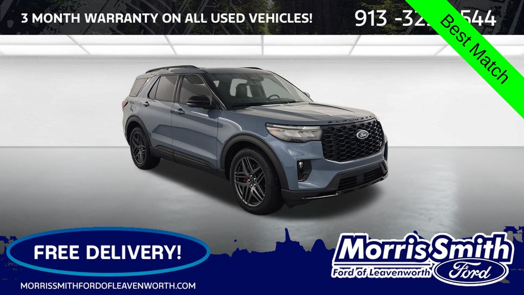 Vapor Blue Metallic 2025 Ford Explorer SUV / Crossover All-Wheel Drive Automatic