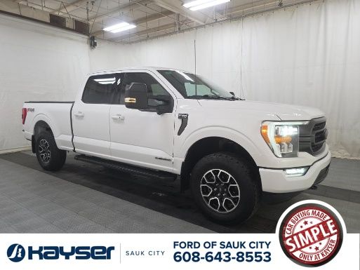 White 2023 Ford F-150 Pickup Truck Four-Wheel Drive Automatic