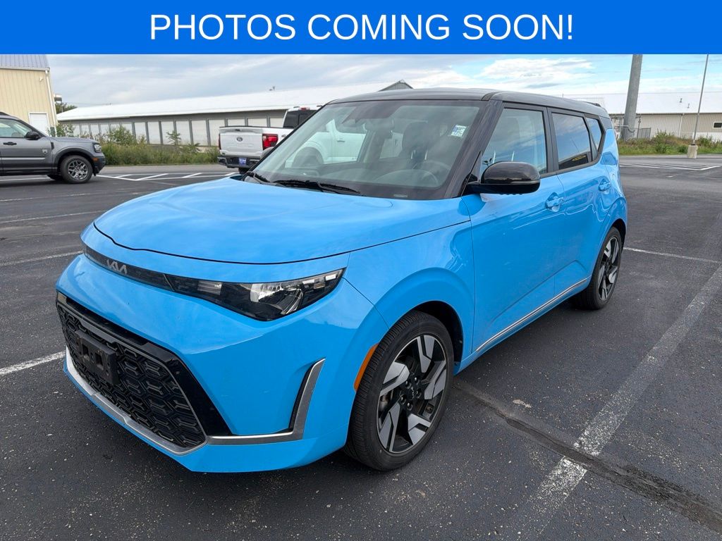 Surf Blue w/Black Roof 2024 Kia Soul SUV / Crossover Front-Wheel Drive Continuously Variable Transmission