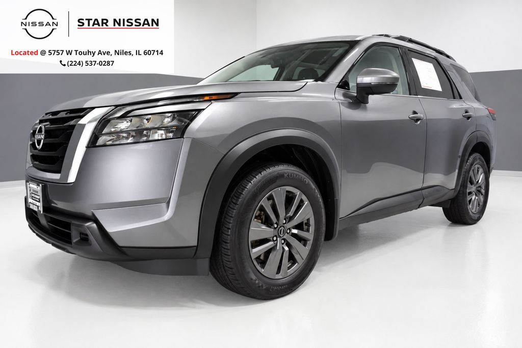 Gray (Gun Metallic) 2024 Nissan Pathfinder SUV / Crossover All-Wheel Drive 9-Speed Automatic