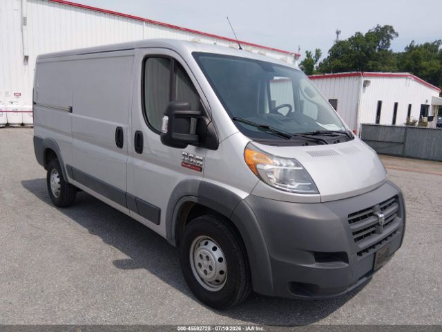 2018 RAM ProMaster 1500 Low Roof