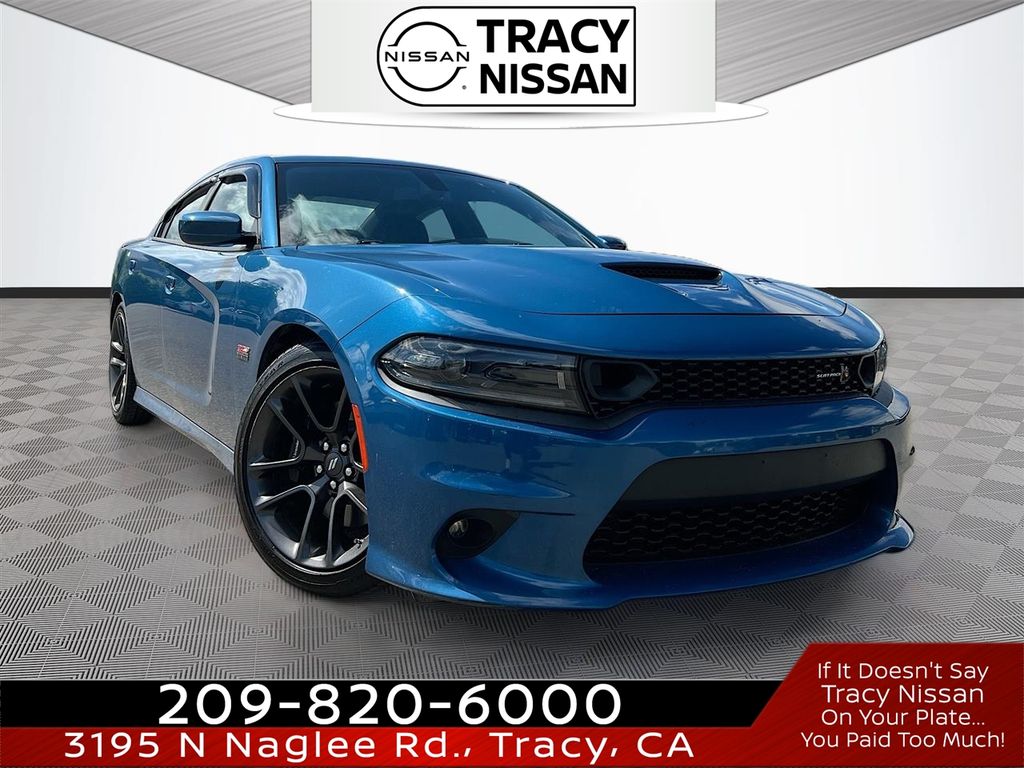 Blue (Frostbite) 2022 Dodge Charger Scat Pack RWD Sedan Rear-Wheel Drive 8-Speed Automatic