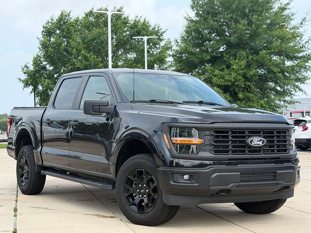 Black Metallic 2024 Ford F-150 Pickup Truck Four-Wheel Drive Automatic
