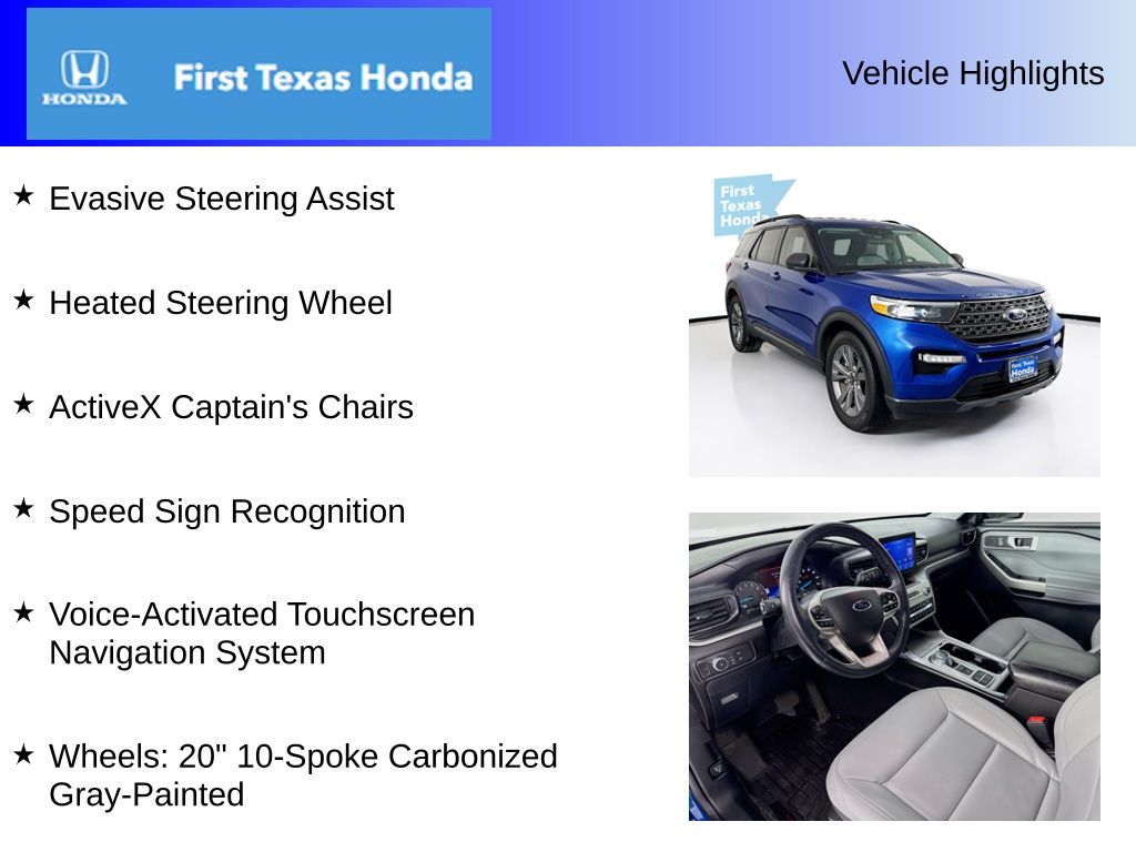 Used Car 2021 Ford Explorer  Xlt For Sale Under $20,000 In Austin, Texas