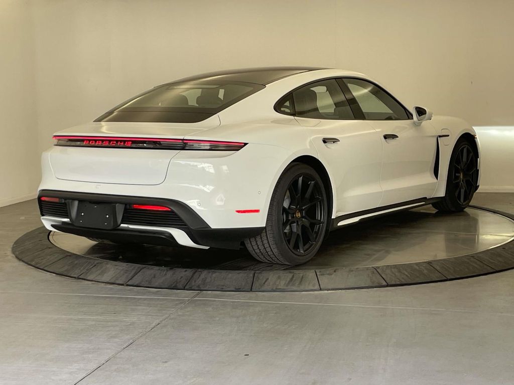 2026 Porsche Taycan 4 White at Audi Porsche Sewickley