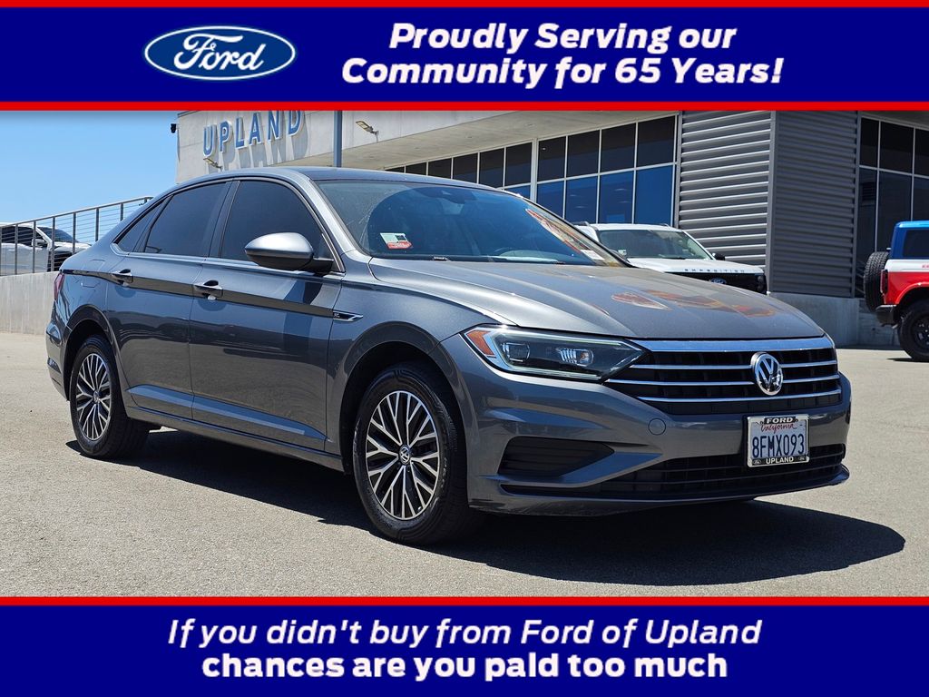 Platinum Gray Metallic 2019 Volkswagen Jetta Sedan Front-Wheel Drive 8-Speed Automatic