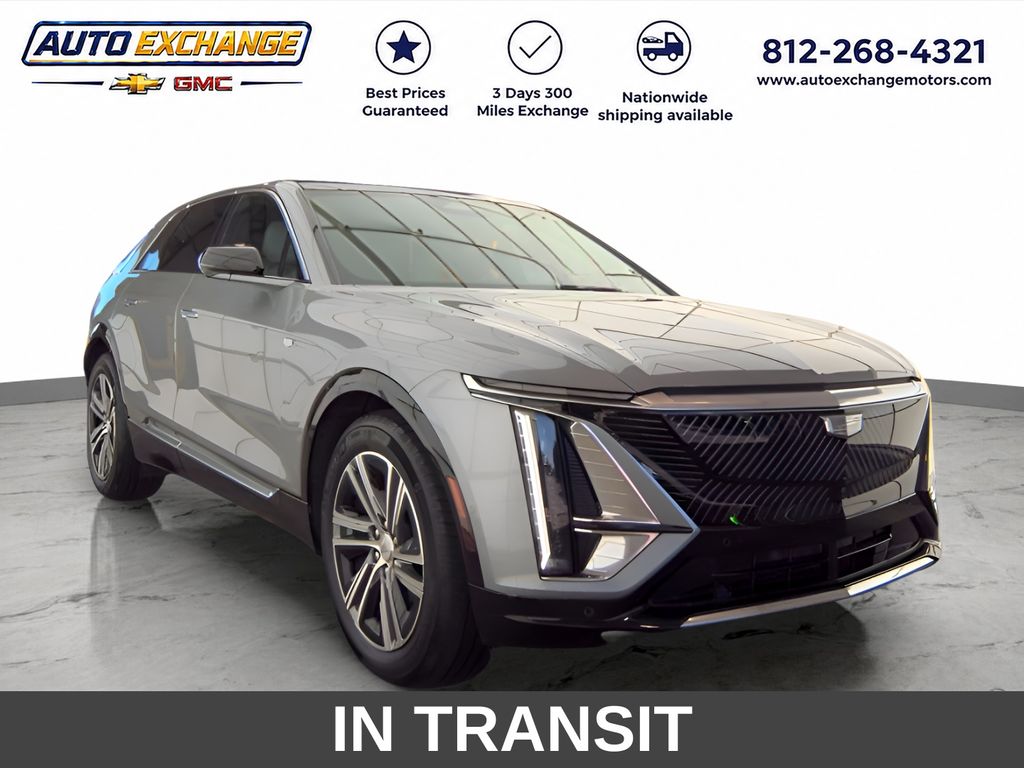 Argent Silver Metallic 2024 Cadillac LYRIQ SUV / Crossover All-Wheel Drive 1-Speed Automatic