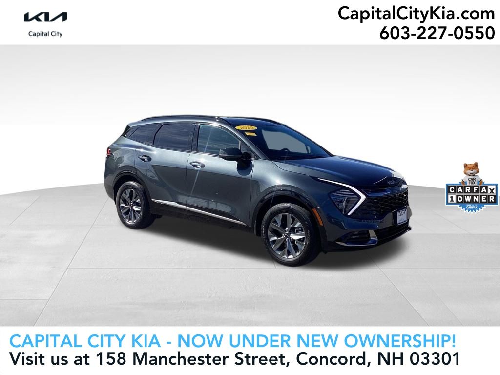 Gravity Gray 2025 Kia Sportage Hybrid SUV / Crossover All-Wheel Drive 6-Speed Automatic
