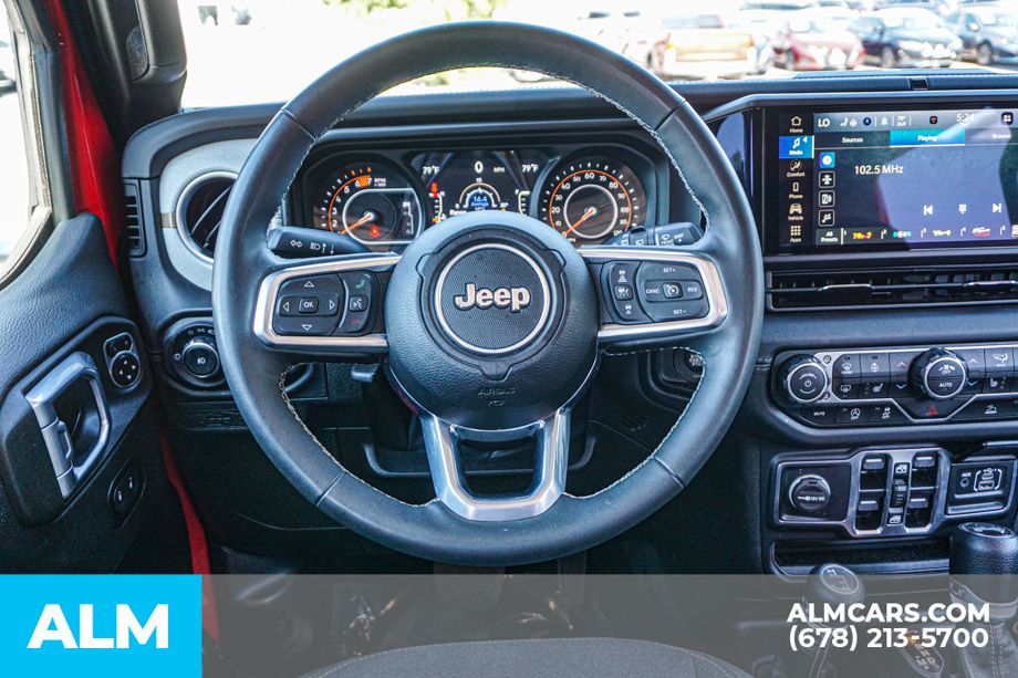 Used 2025 Red Jeep Sahara image 29
