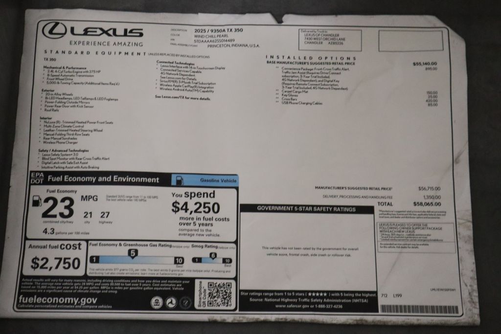 2025 Lexus TX 350 9