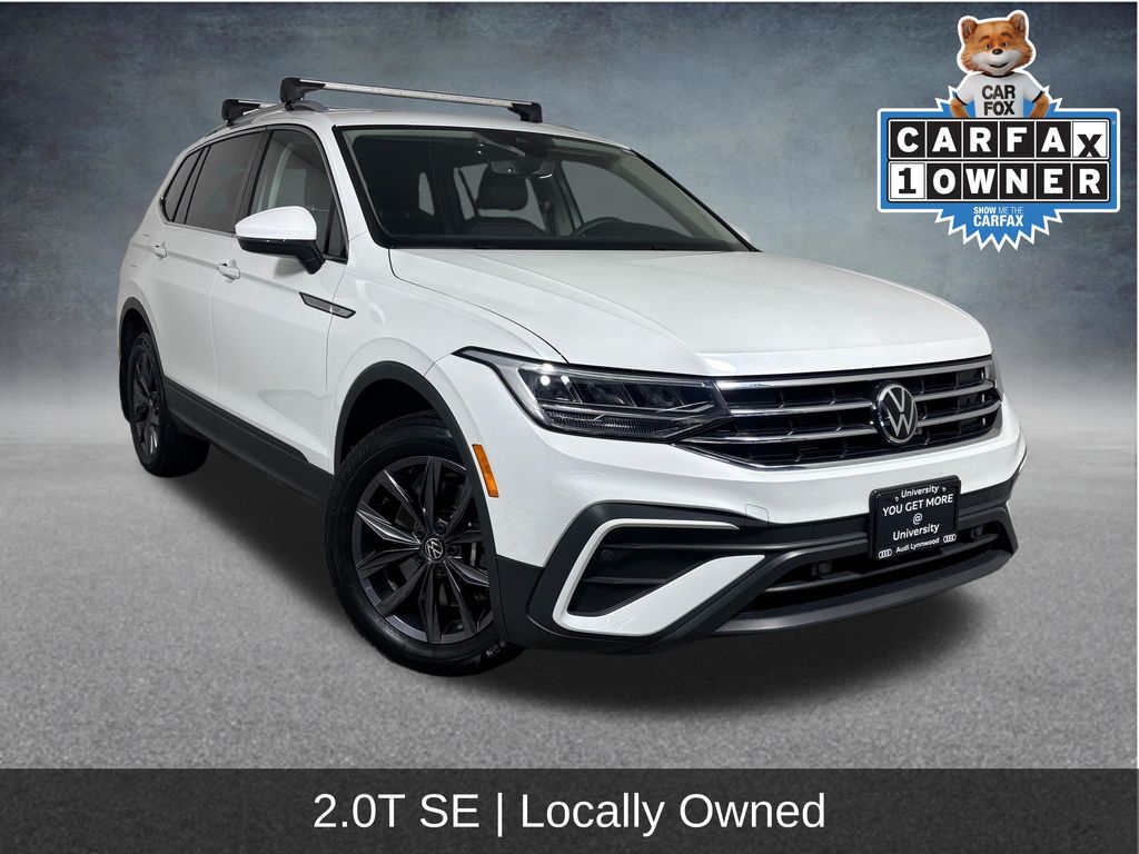 Opal White Pearl 2023 Volkswagen Tiguan SUV / Crossover All-Wheel Drive 8-Speed Automatic