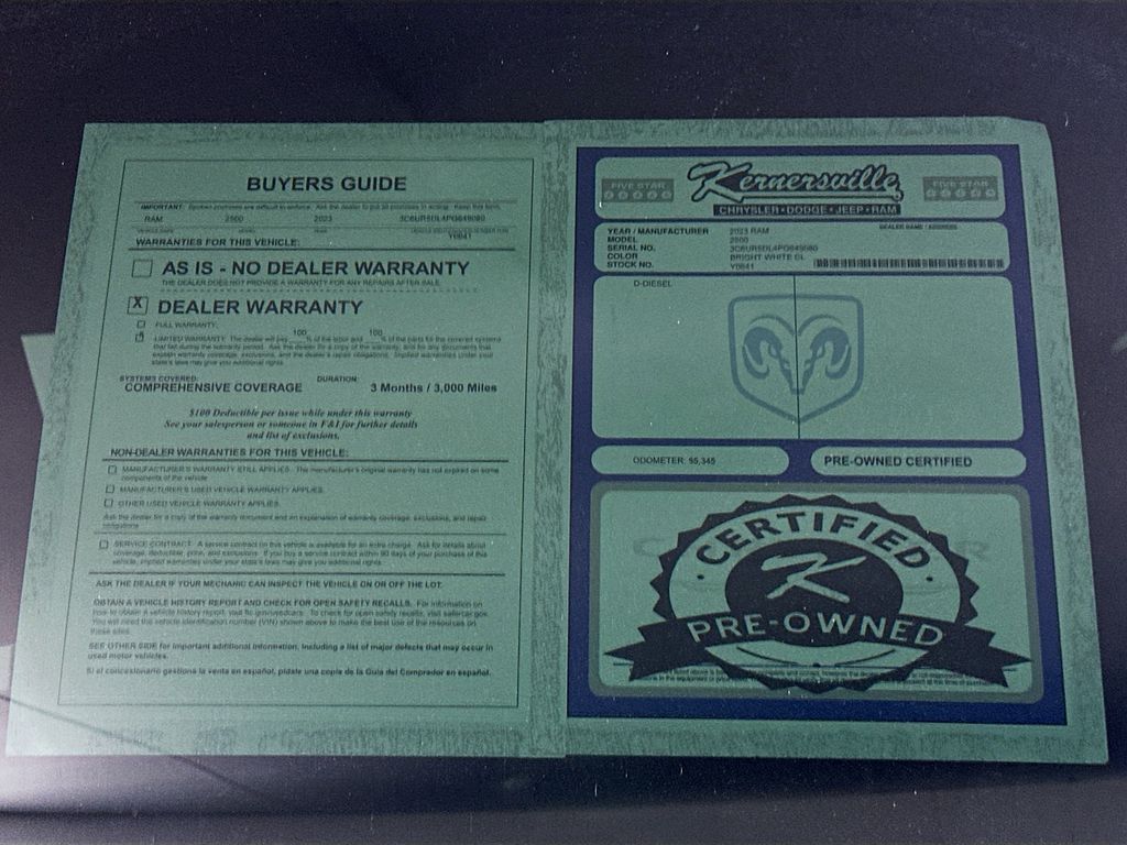 Used 2023 White Ram Big Horn image 37