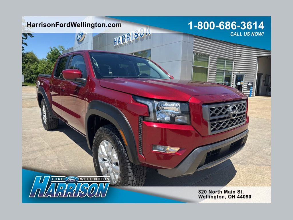 Cardinal Red Tricoat 2022 Nissan Frontier Pickup Truck Four-Wheel Drive 9-Speed Automatic