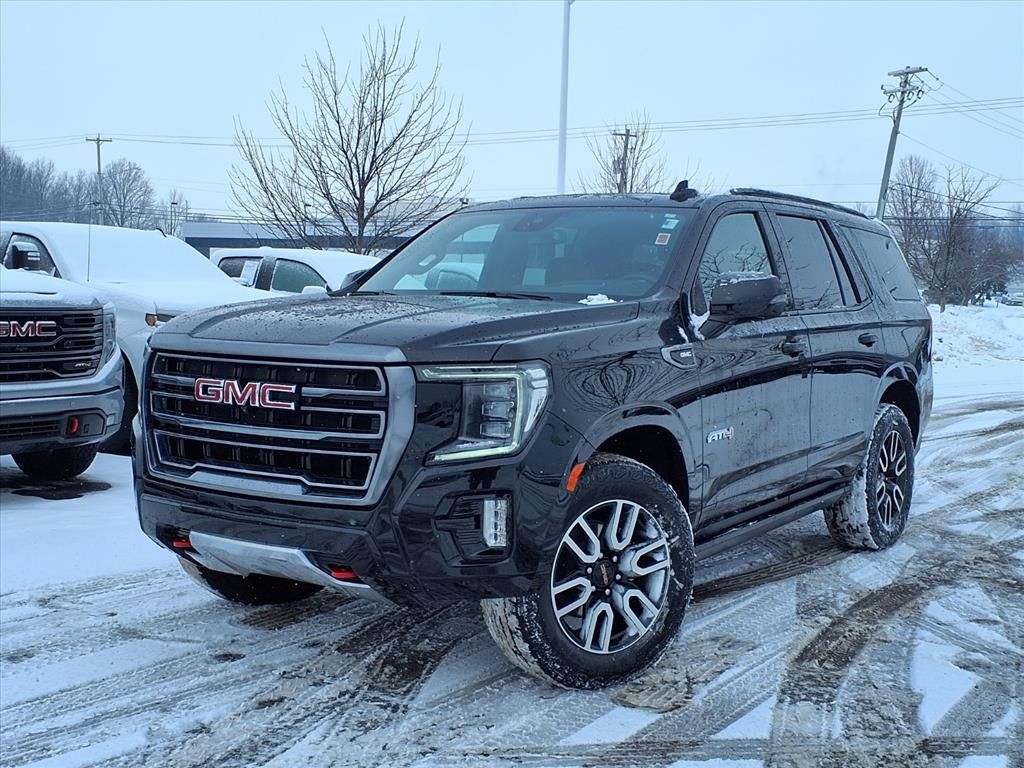 Onyx Black 2023 GMC Yukon AT4 4WD SUV / Crossover Four-Wheel Drive
