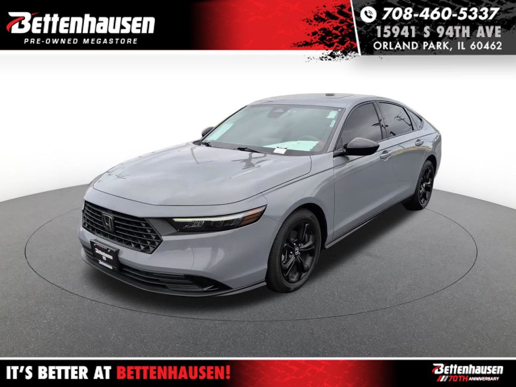 Urban Gray Pearl 2025 Honda Accord Sedan Front-Wheel Drive Continuously Variable Transmission