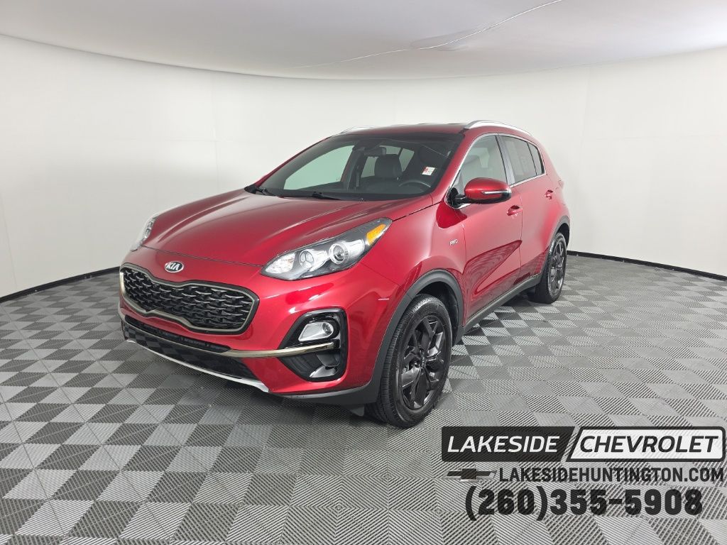 Hyper Red 2021 Kia Sportage SUV / Crossover All-Wheel Drive 6-Speed Automatic Overdrive