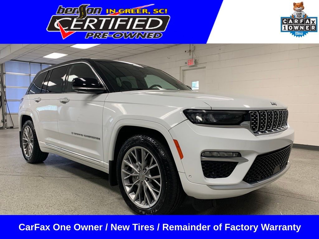 Bright White Clearcoat 2023 Jeep Grand Cherokee SUV / Crossover Four-Wheel Drive 8-Speed Automatic