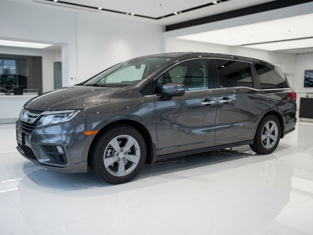 2018 Honda Odyssey Pacific Pewter Metallic Minivan Tracción delantera 9 velocidades Automática