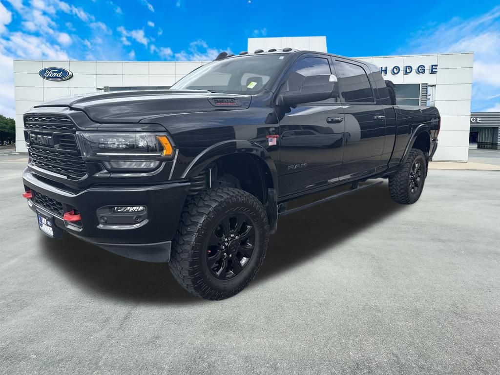 Diamond Black Crystal Pearlcoat 2021 RAM 2500 Limited Mega Cab 4WD Pickup Truck Four-Wheel Drive 6-Speed Automatic
