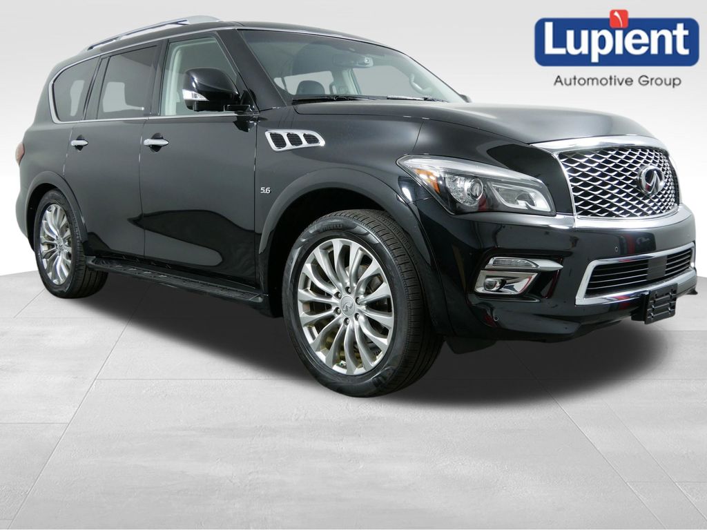 Black Obsidian 2015 INFINITI QX80 AWD SUV / Crossover All-Wheel Drive 7-Speed Automatic