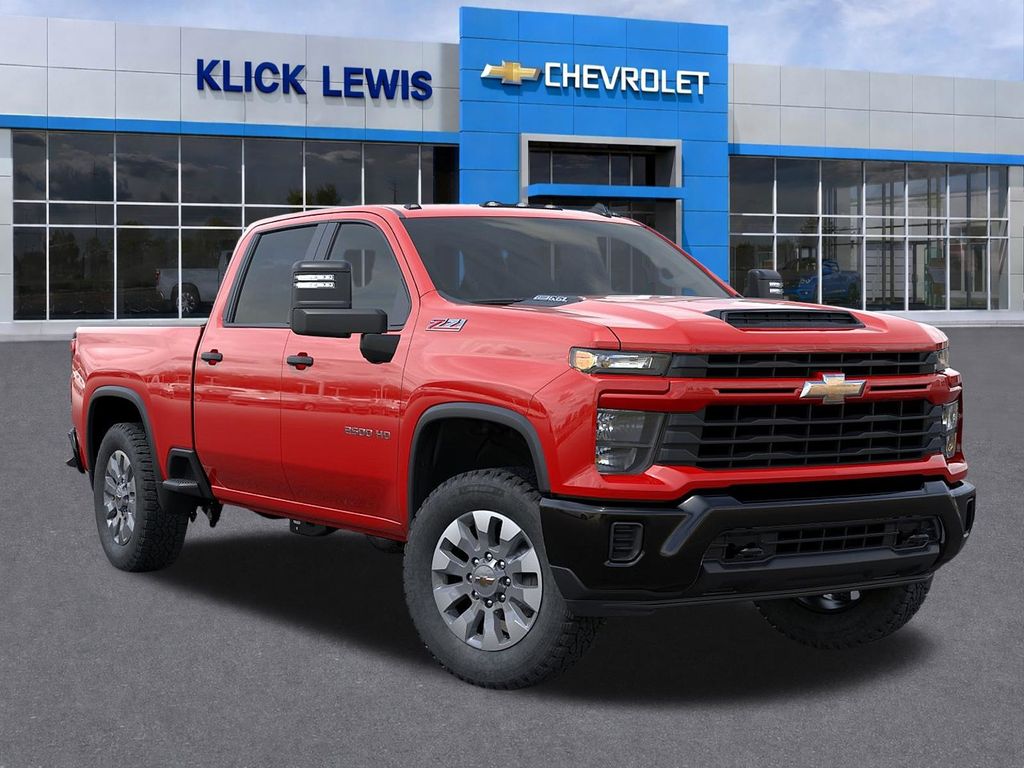 2026 Chevrolet Silverado 2500HD Custom Red at Klick Lewis Buick Chevrolet