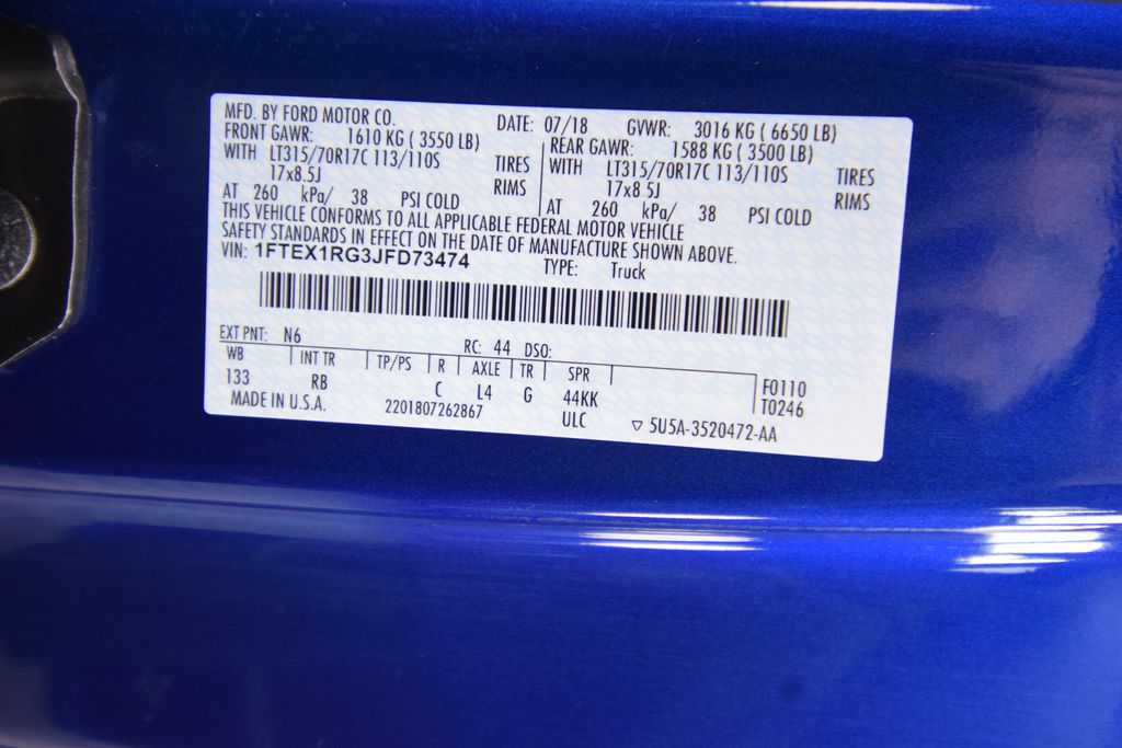 used 2018 Ford F-150 car, priced at $29,000