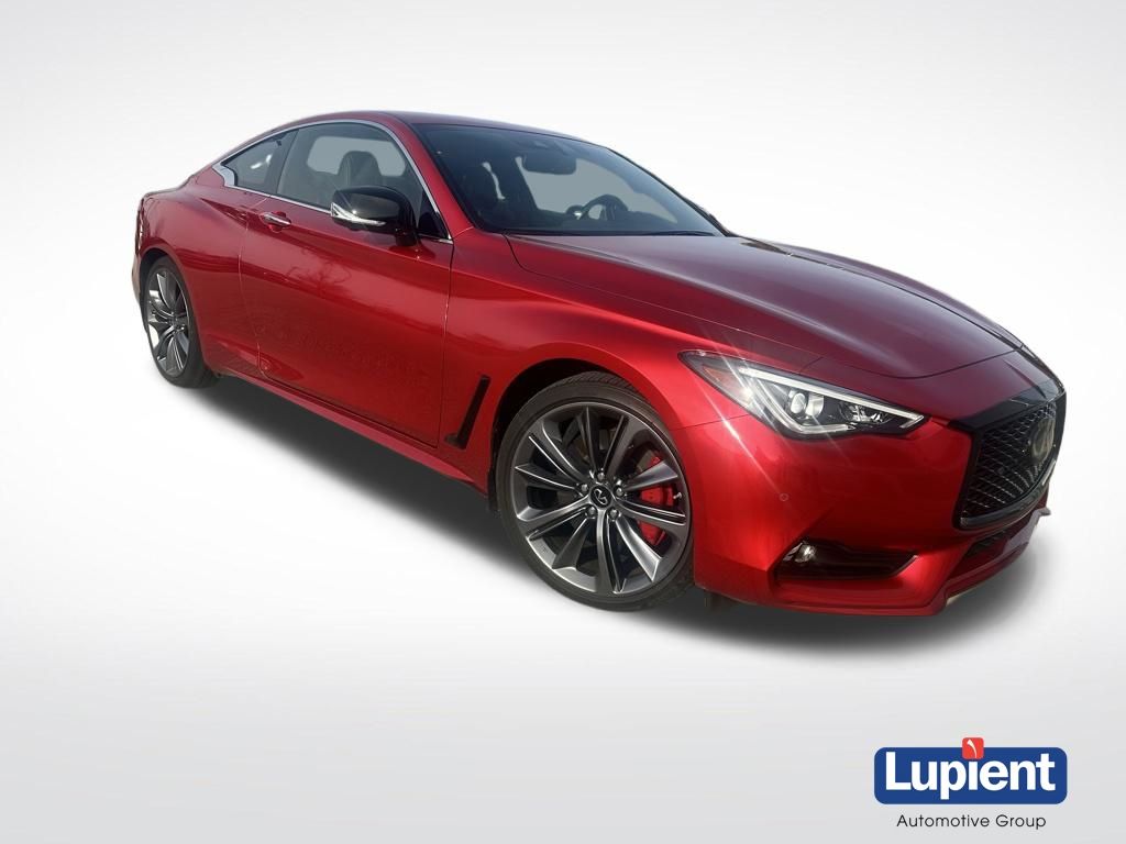 Gray 2022 INFINITI Q60 Red Sport 400 AWD Coupe All-Wheel Drive 7-Speed Automatic