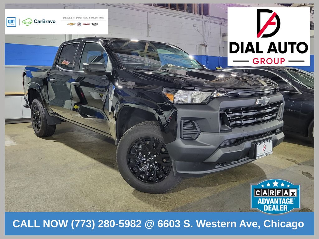 Black 2026 Chevrolet Colorado Pickup Truck Four-Wheel Drive 8-Speed Automatic