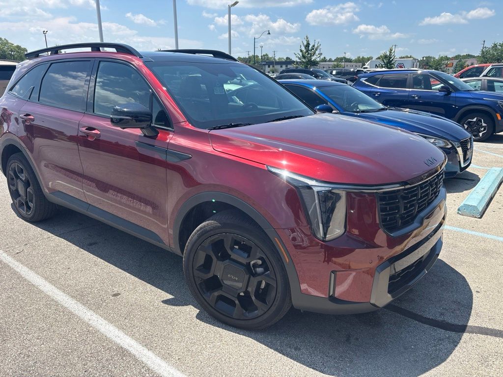 Dawning Red 2025 Kia Sorento SUV / Crossover All-Wheel Drive 8-Speed Dual Clutch